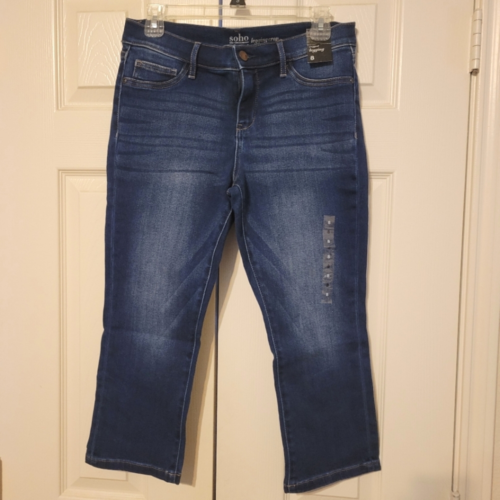 New York & Company Soho Cropped Jean Leggings SIZE 8 - NEW